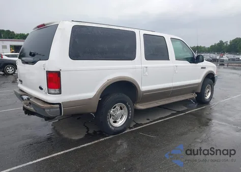 2000 Ford Excursion Limited from USA, damaged, VIN 1FMNU43S3YEB61127